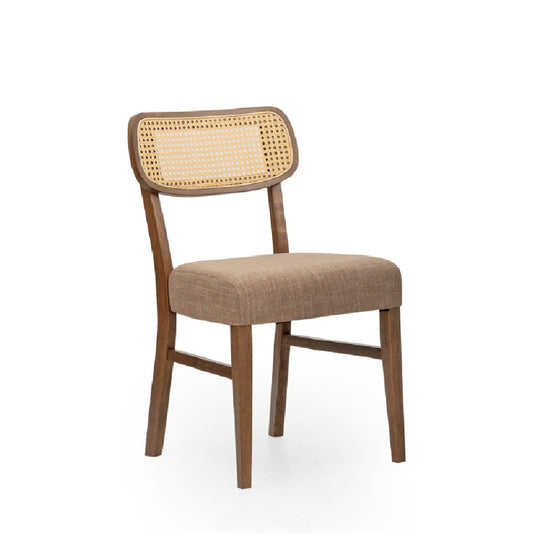 MAVELLE Rattan Chair (Walnut/Brown)