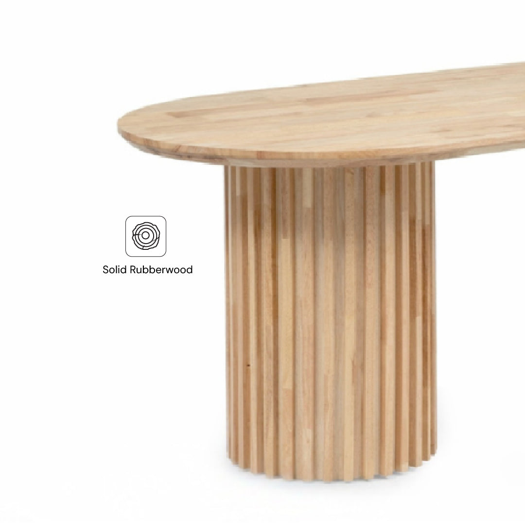 MEDELLINE 1.8M Dining Table (Natural)