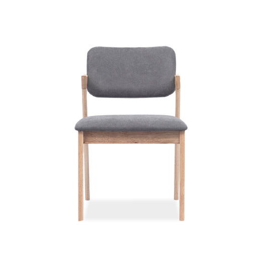 MERYL Arm Chair (Natural/Grey)
