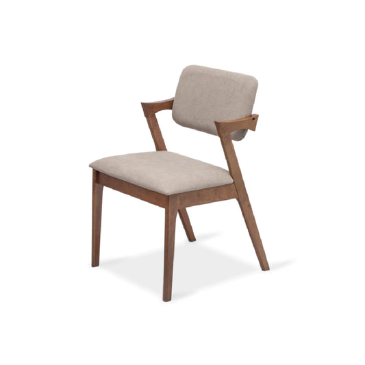 MERYL Arm Chair (Walnut/Brown)