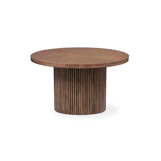 MOANA 1.3M Round Dining Table (Walnut)