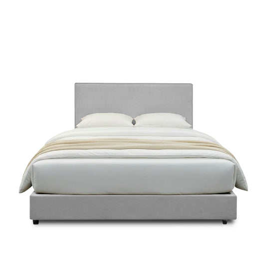 MALOY Bed (Light Grey)