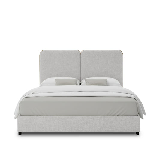 MOELY Bed (Light Grey)