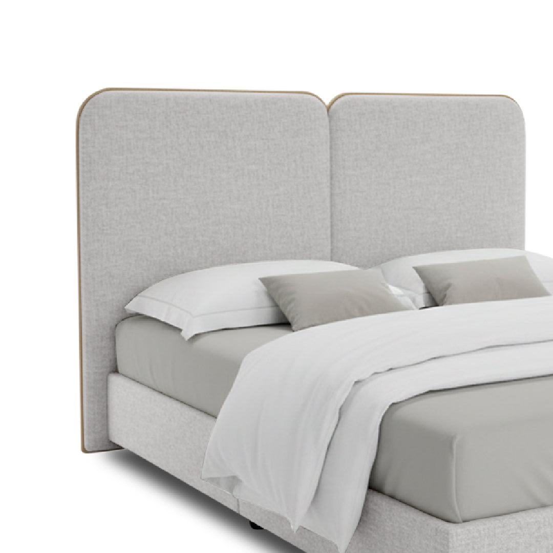 MOELY Bed (Light Grey)