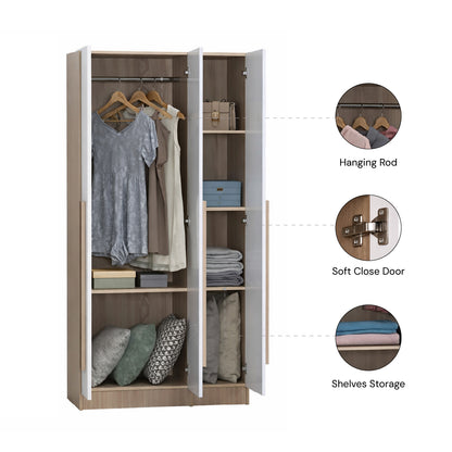 MOSS 3 Door Wardrobe