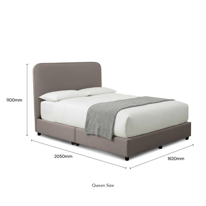 MYSEN Bed (Dark Brown)