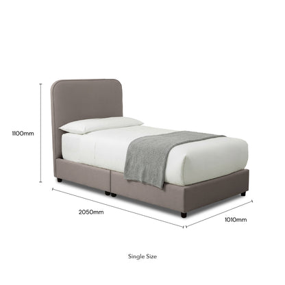MYSEN Bed (Dark Brown)