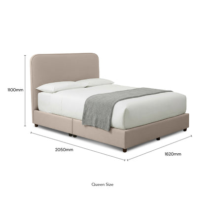 MYSEN Bed (Light Beige)