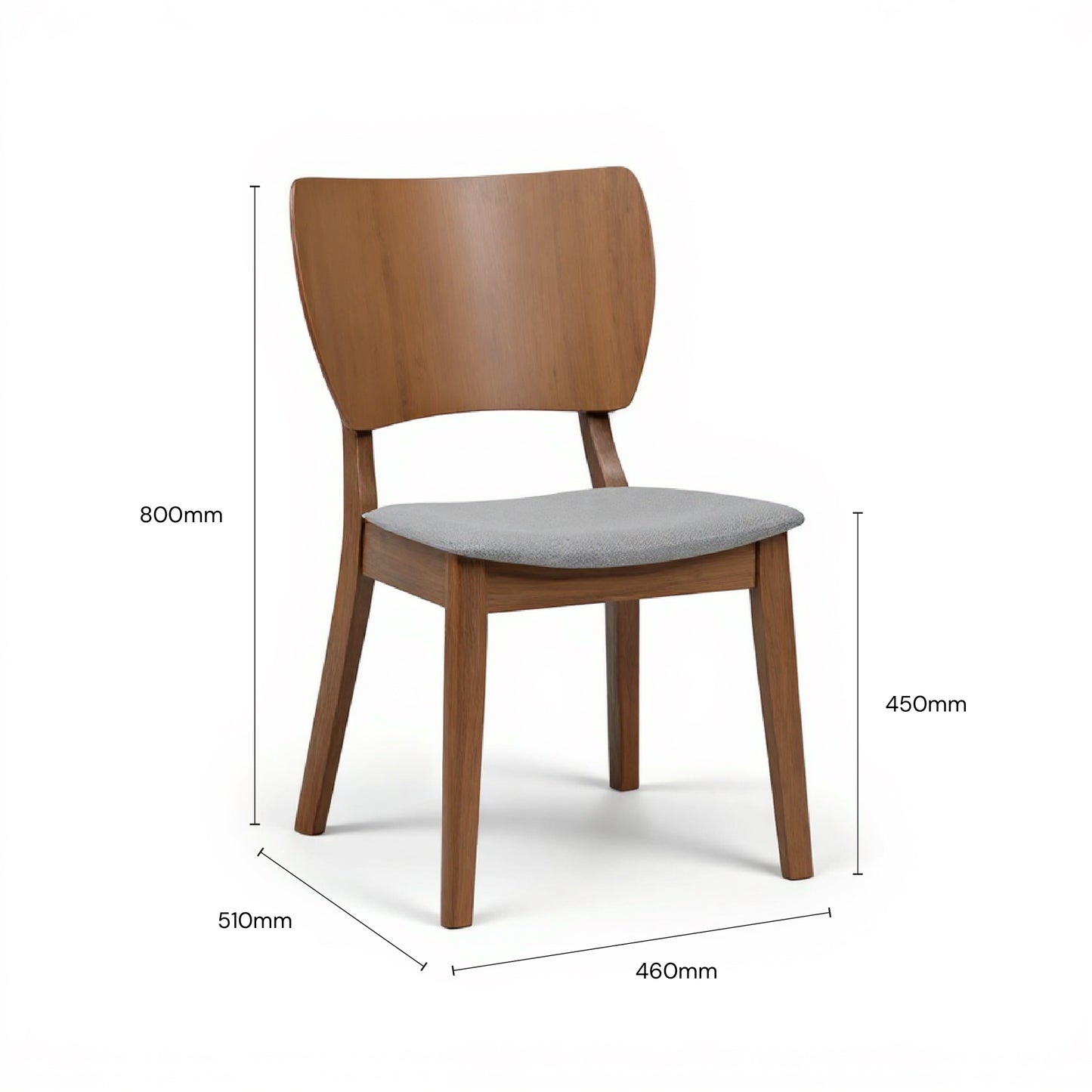NARI Dining Chair (Mobilla Brown)