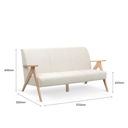 NASTIA 3 Seater Sofa