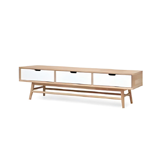 ORELIA 6' TV Cabinet (Natural/White)