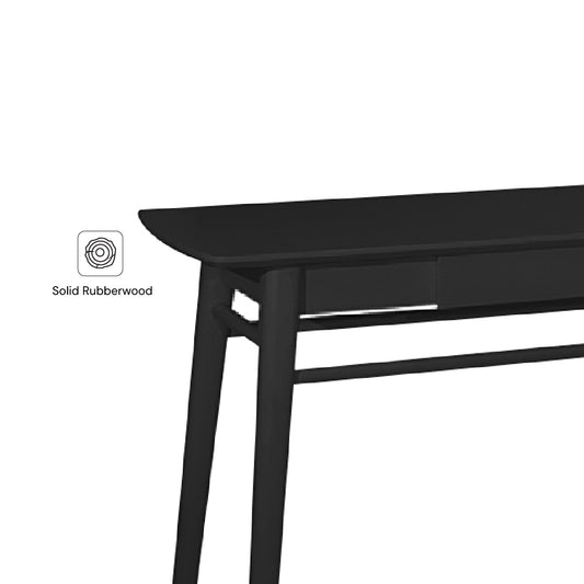 ORRY 1.2M Console Table (Full Black)