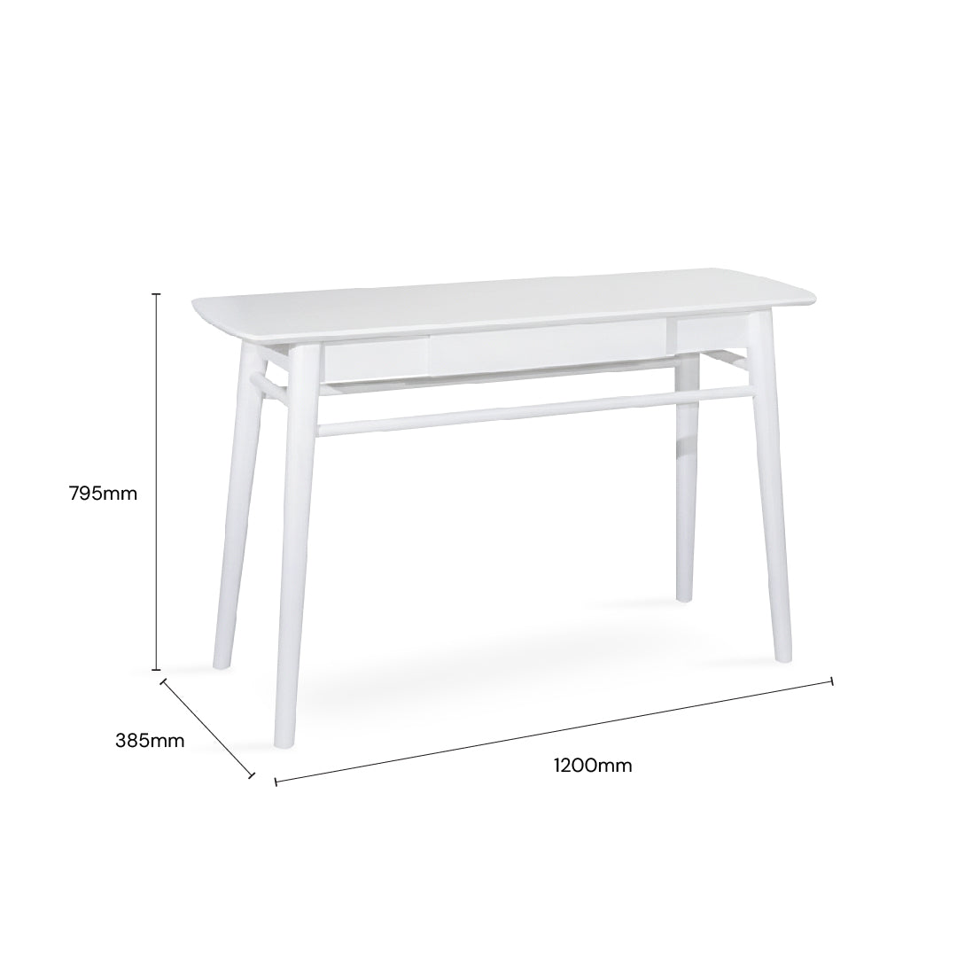 ORRY 1.2M Console Table (White)