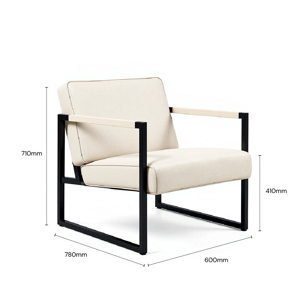OWLIE Arm Chair (Beige)
