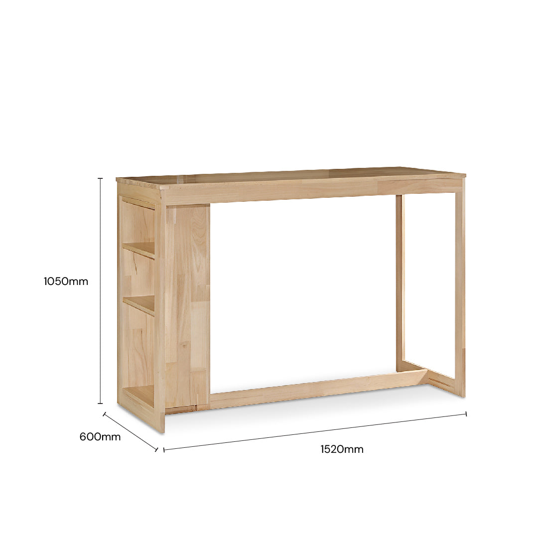 PAUVE 1.5M Bar Table (Natural)