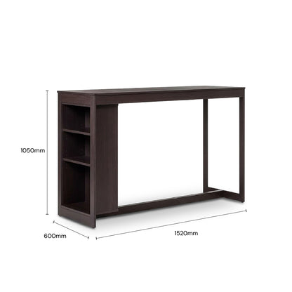 PAUVE 1.5M Bar Table (Walnut)