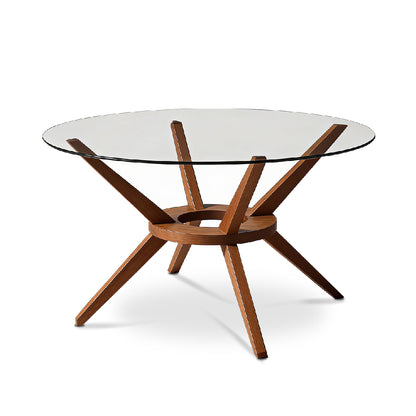 MIA 1.4M Round Dining Table (Merlot Beech)