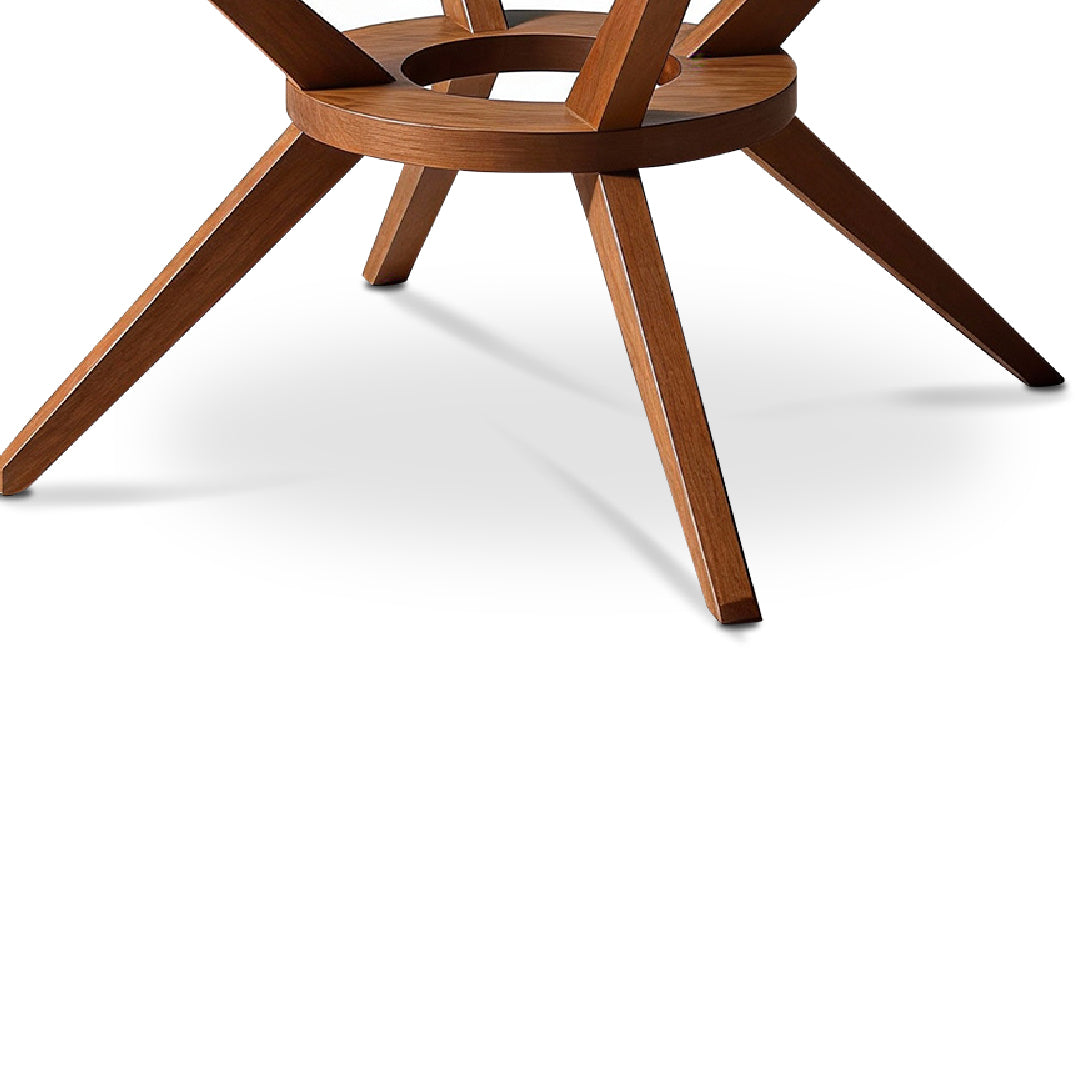 MIA 1.4M Round Dining Table (Merlot Beech)