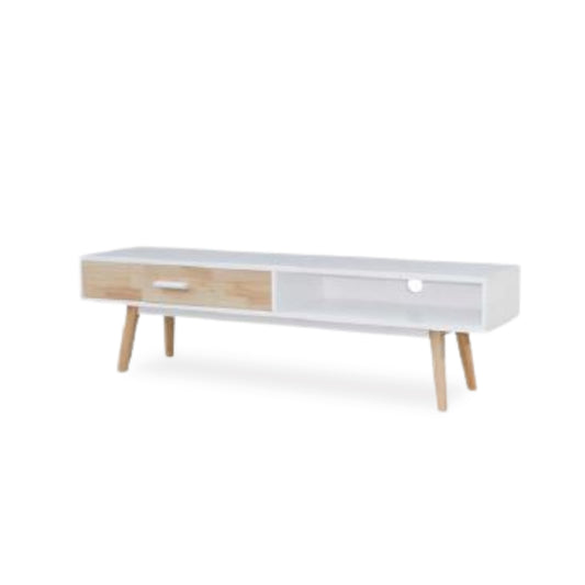 QAWIY 6' TV Cabinet (White)