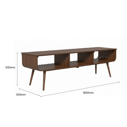 SELLA 6' TV Cabinet (Matt Walnut)