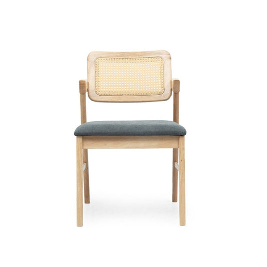 SUZY Rattan Chair (Natural/Grey)