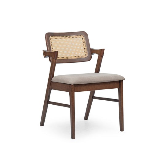 SUZY Rattan Chair (Walnut/Brown)