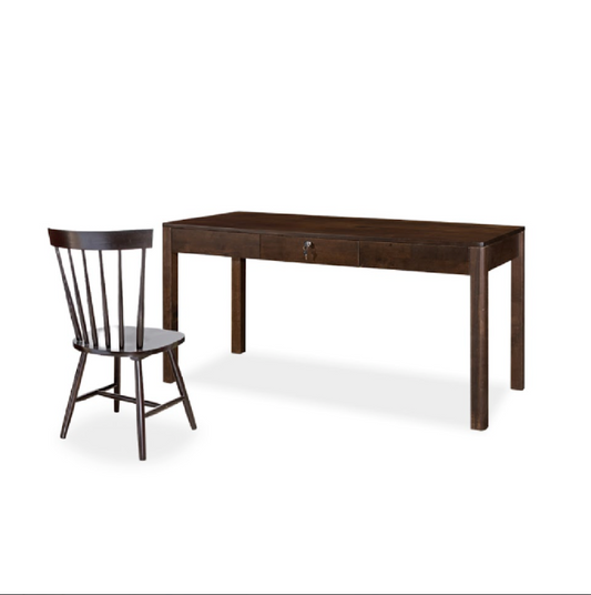 DINI 1.5M Writing Table with Chair Set (Cappuccino)