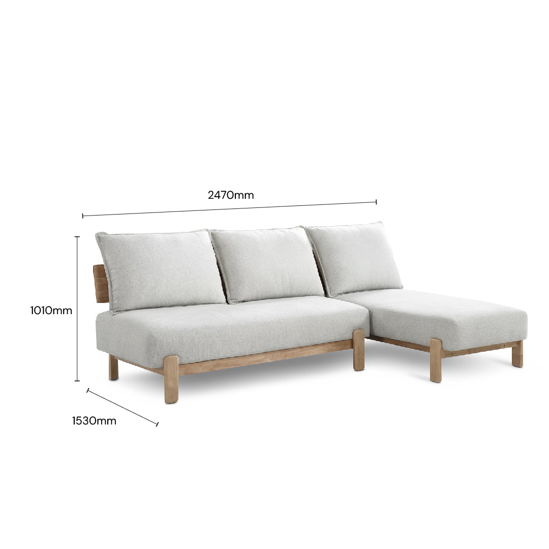 SKAGEN Armless L-Shape Sofa