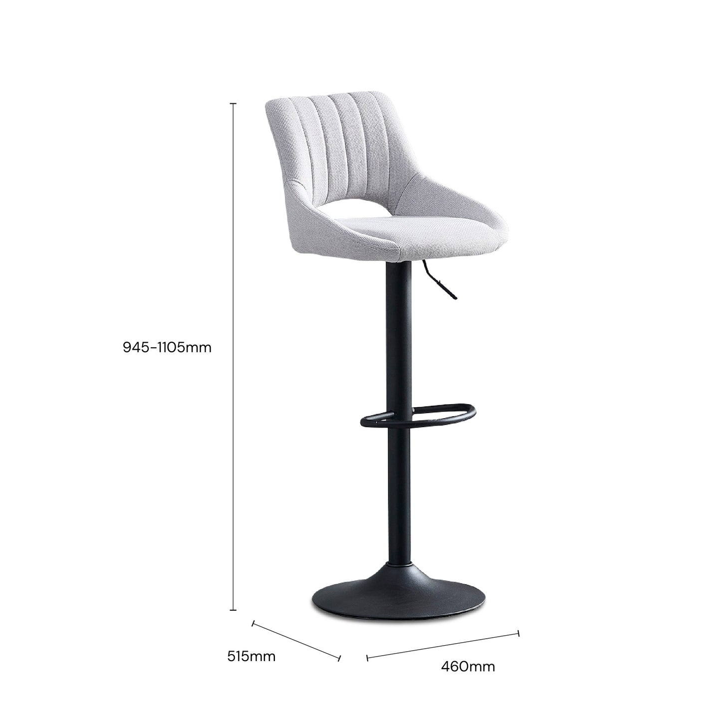 SOLNA Bar Chair Light Beige
