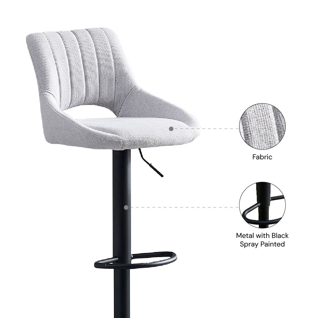 SOLNA Bar Chair Light Beige