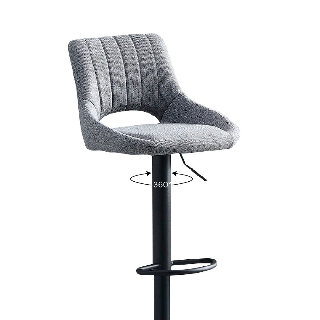 SOLNA Bar Chair Dark Grey