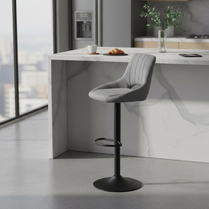 SOLNA Bar Chair Dark Grey