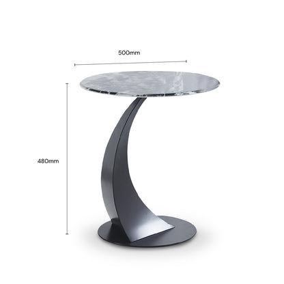 SVALA Crystal Marble End Table