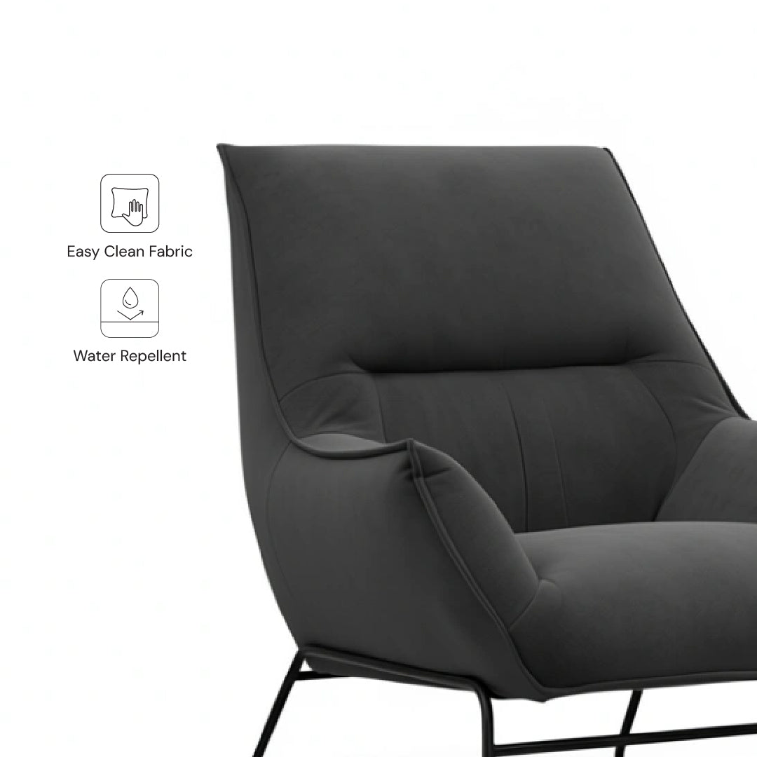 TREVANA Lounge Chair (Dark Grey)