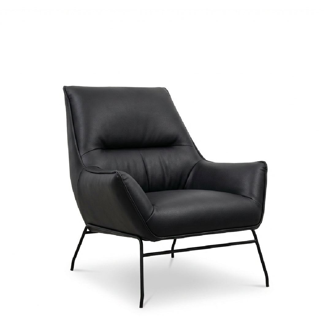 TREVANA Lounge Chair (PU Black)
