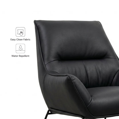 TREVANA Lounge Chair (PU Black)