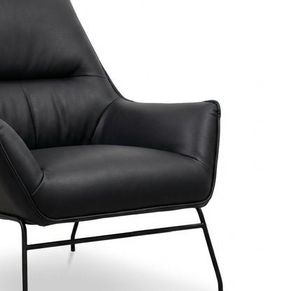 TREVANA Lounge Chair (PU Black)
