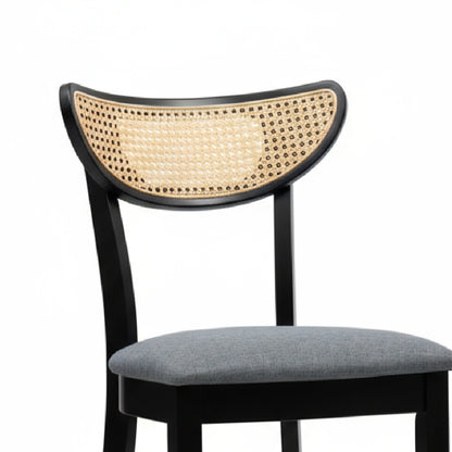 USHER Rattan Chair (Black)