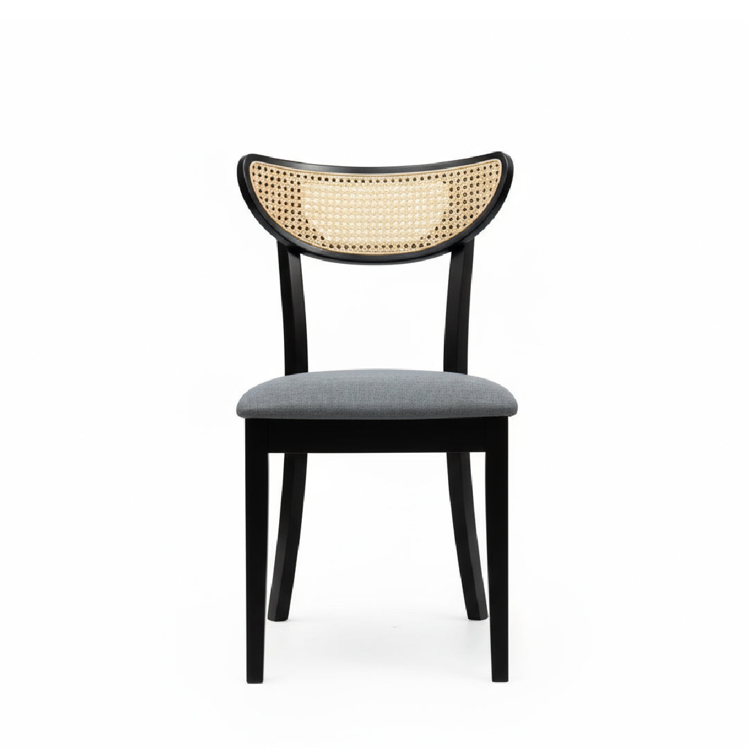 USHER Rattan Chair (Black)