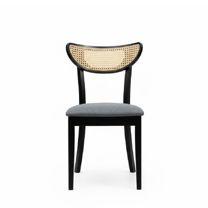 USHER Rattan Chair (Black)