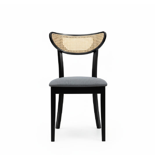 USHER Rattan Chair (Black)