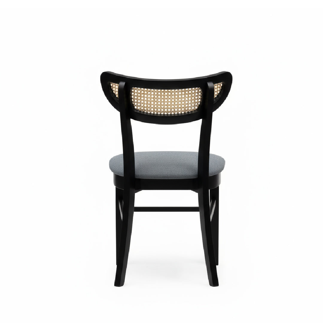 USHER Rattan Chair (Black)