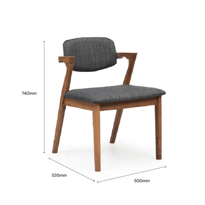 UVIE Dining Chair (Walnut)