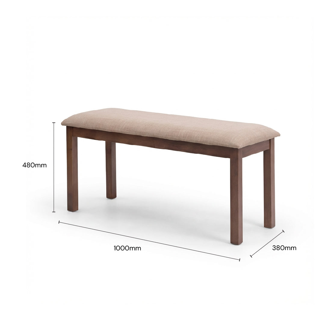 WANA II 1.0M Bench (Walnut)