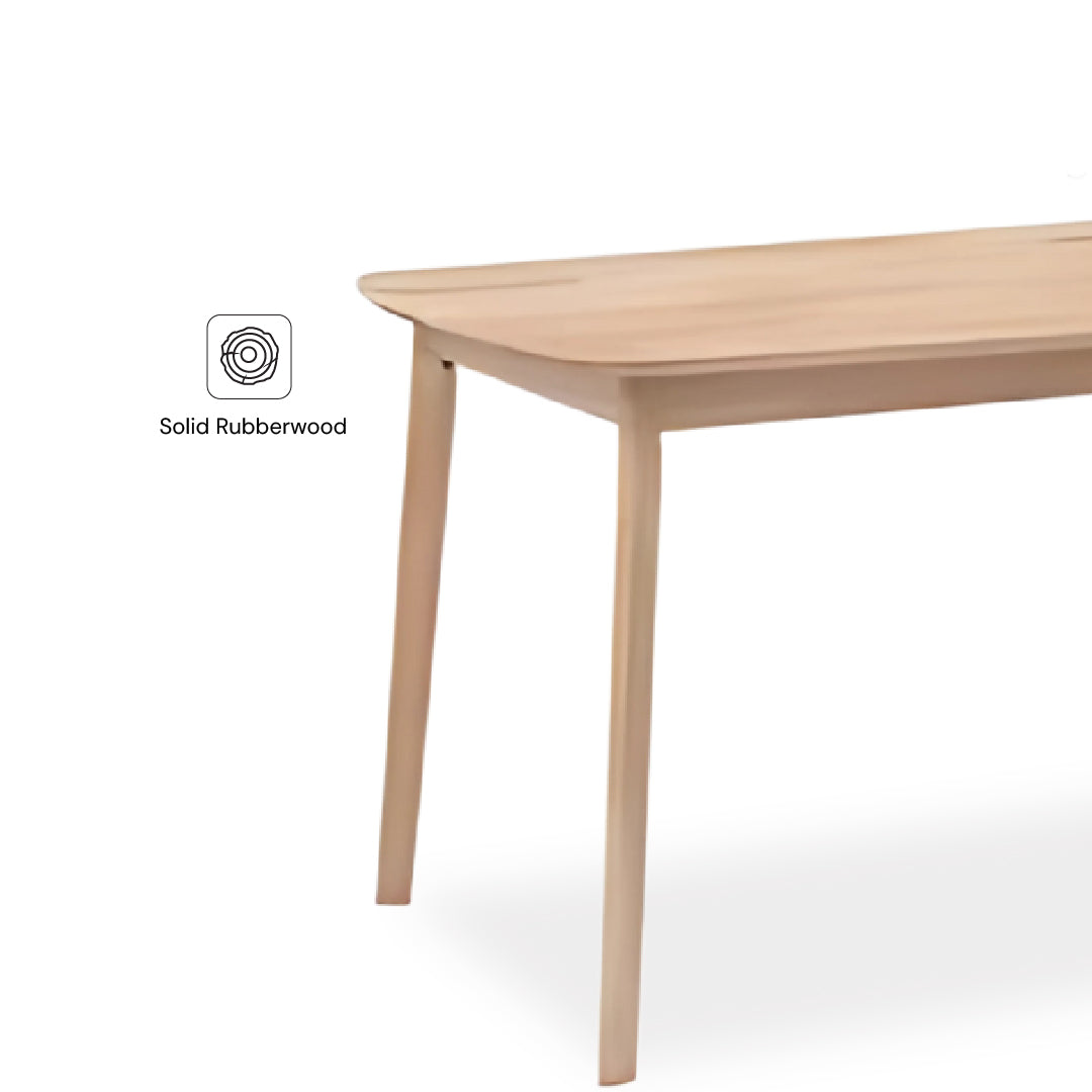 WREN II 1.2M Dining Table (Natural)