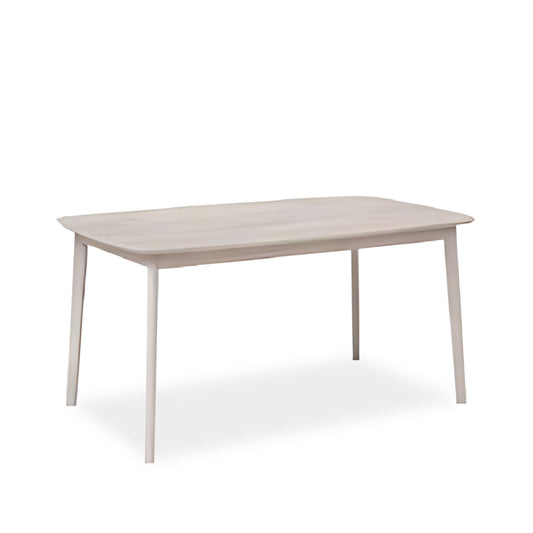 WREN II 1.5M Dining Table (White Wash)