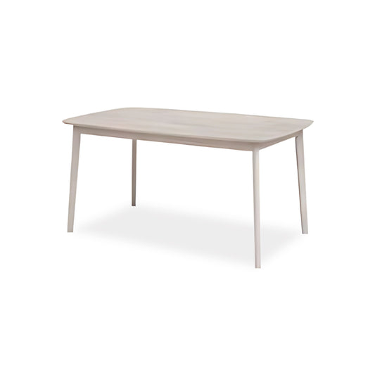 WREN II 1.5M Dining Table (White Wash)