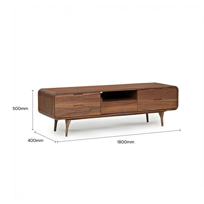 YARO 6' TV Cabinet (Walnut)